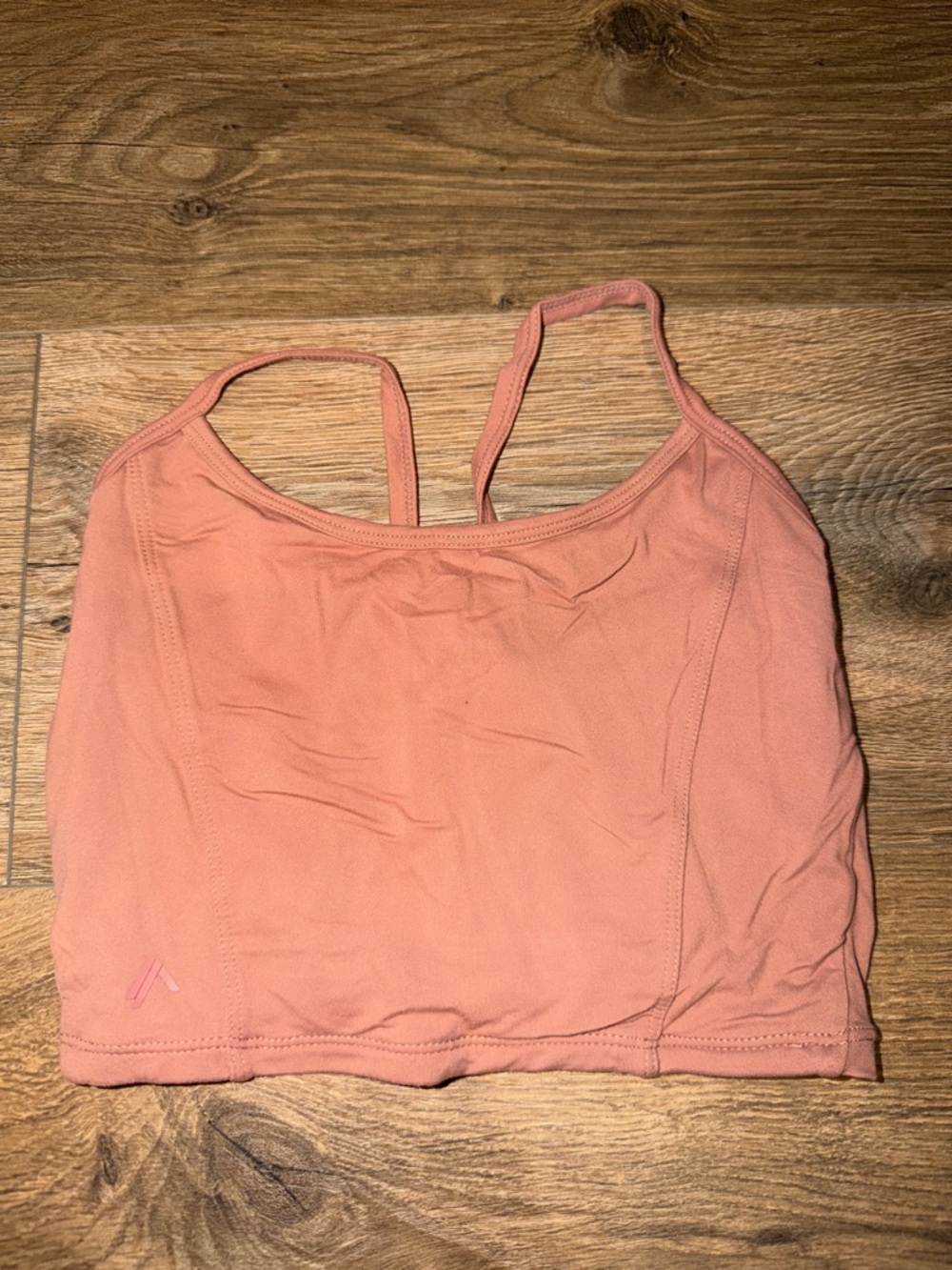 Alphalete Peach Pink Racerback Cropped Camisole